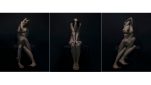 Cuerpo en transición. tres imágenes de 150x130cm.